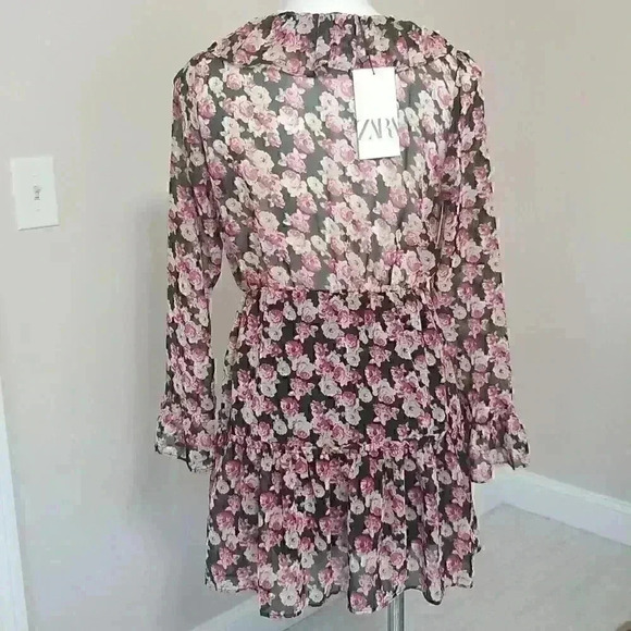 Zara Floral Print Dress  - Picture 10 of 10